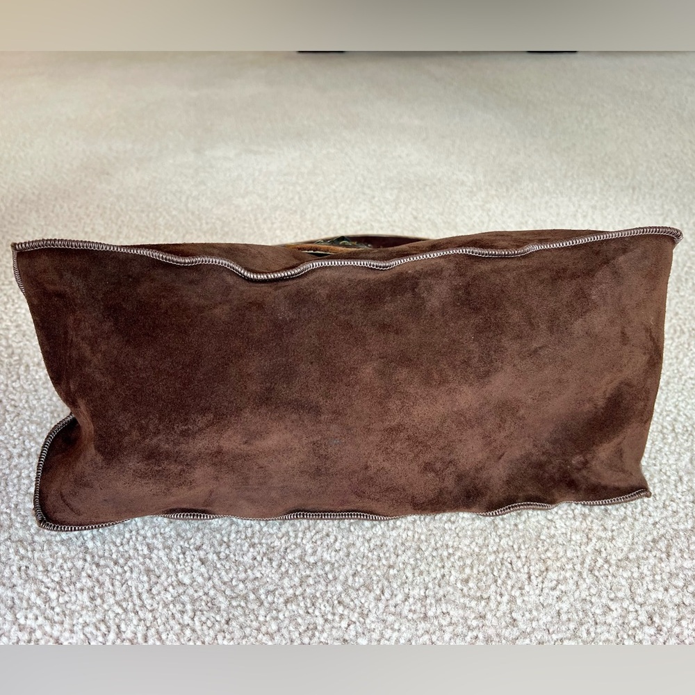 Vintage Y2K Genuine Suede Studded Hobo Bag - Picture 9 of 14